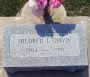 Headstone for Mildred Ina Girvin