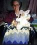 Josephine Dollander-Vigor in the nursing home in Kewanee after her stroke.