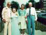 Group photo of William Nicholson, Harriett (Green) Nicholson, Elizabeth [Dadie] (Nicholson) Funk and George Weldon Funk.