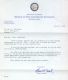 50th Wedding Anniversary congratulatory letter from the Leiutenant Governor of Illinois