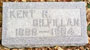 Headstone for Kent R. Gilfillan